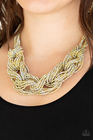 Paparazzi City Catwalk Gold Necklace