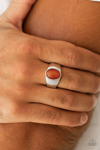 Cool Down Orange Men's Ring - Nothin' But Jewelry by Mz. Netta