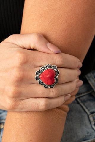 Desert Desire Red Ring - Nothin' But Jewelry by Mz. Netta