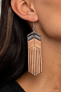 Desert Trails Black Earrings - Nothin' But Jewelry by Mz. Netta