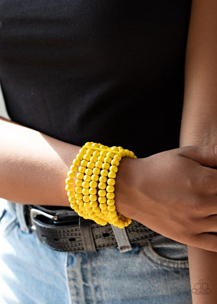 Diving in Maldives Yellow Bracelet - Nothin' But Jewelry by Mz. Netta