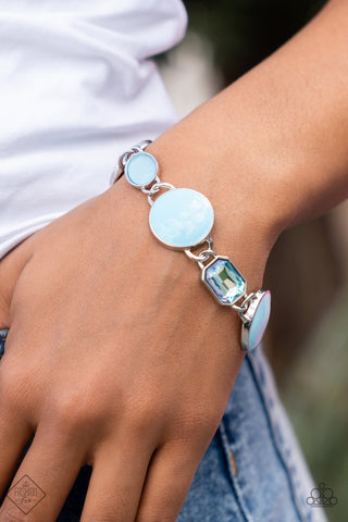 Dreamscape Dazzle Blue Bracelet - May 2022 Glimpses Of Malibu Fashion Fix