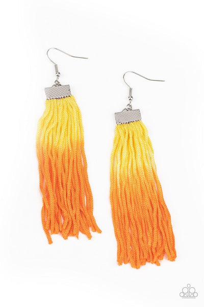 Paparazzi Dual Immersion Yellow Earrings