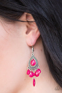 Enjoy The Wild Things Pink Earrings - Nothin' But Jewelry by Mz. Netta