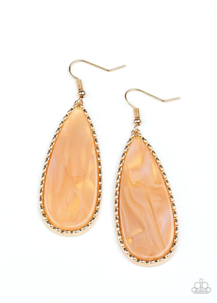 Ethereal Eloquence Gold Earrings - Nothin' But Jewelry by Mz. Netta