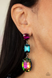 Paparazzi Accessories Extra Envious Multi Earrings