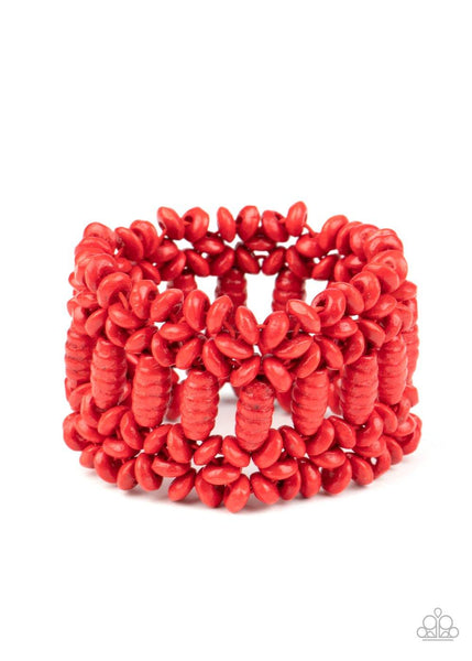 Fiji Flavor Red Bracelet - Nothin' But Jewelry by Mz. Netta