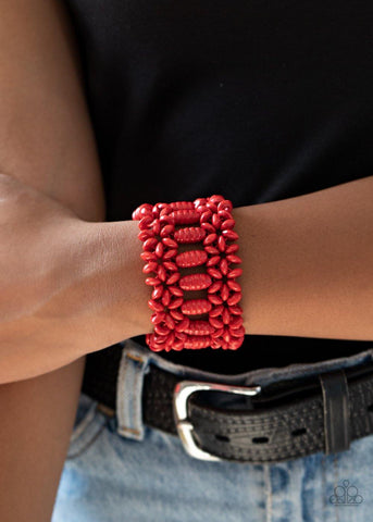 Fiji Flavor Red Bracelet - Nothin' But Jewelry by Mz. Netta