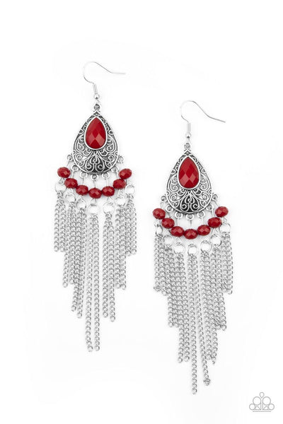 Floating on HEIR Red Earrings - Nothin' But Jewelry by Mz. Netta