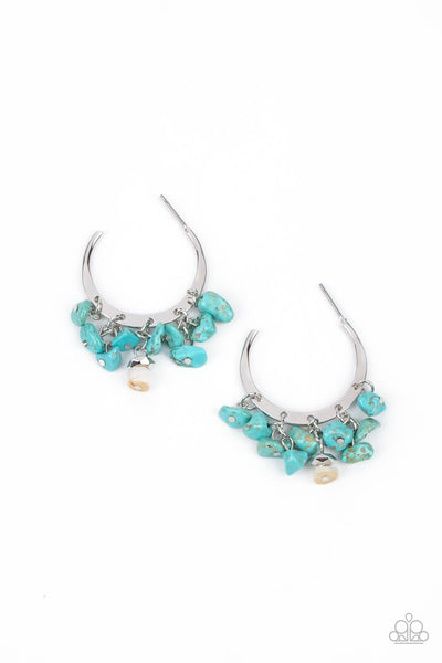 Gorgeously Grounding Blue Earrings