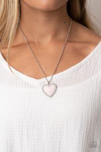 Heart Full of Luster Pink Necklace