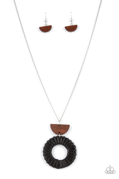 Paparazzi Accessories Homespun Stylist Black Necklace