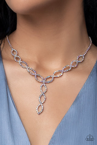 Infinitely Icy Multi Necklace - September 2022 Life Of The Party
