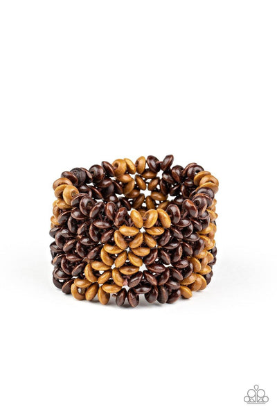 Island Expression Brown Bracelet - Nothin' But Jewelry by Mz. Netta