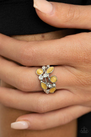 Leafy Luster Yellow Ring - Nothin' But Jewelry by Mz. Netta