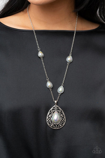 Magical Masquerade Silver Necklace