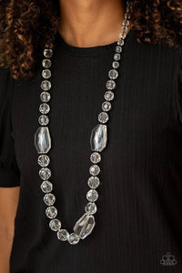Paparazzi Malibu Masterpiece White Necklace