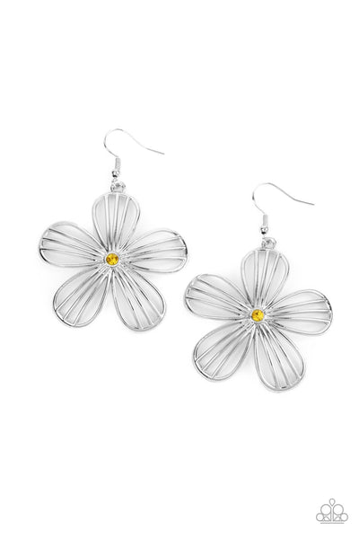 Paparazzi Accessories Meadow Musical Yellow Earrings