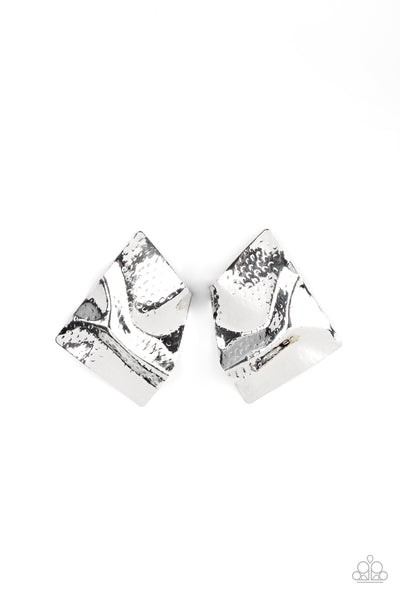 Modern Maverick Silver Earrings