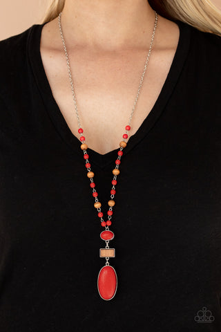 Naturally Essential Red Necklace