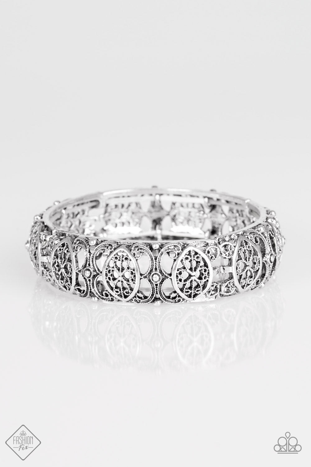 Naturally Nepal Silver Bracelet - March 2018 Glimpses Of Malibu Fashion Fix Set