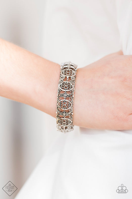 Naturally Nepal Silver Bracelet - March 2018 Glimpses Of Malibu Fashion Fix Set