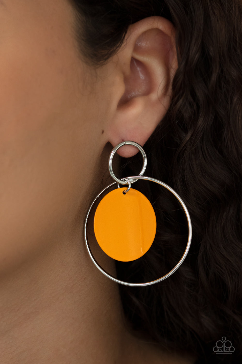 Paparazzi POP, Look, and Listen Orange Earrings