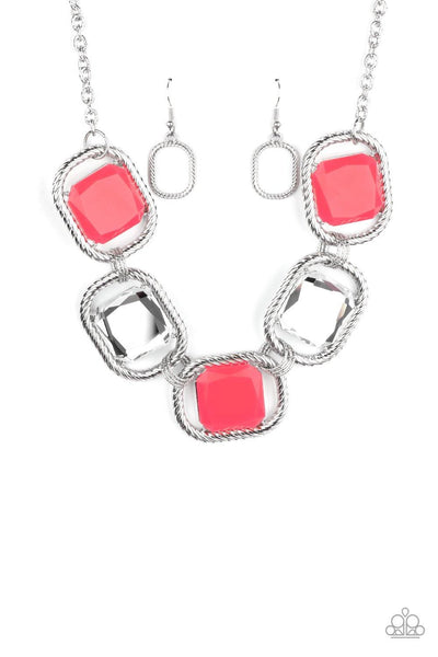 Paparazzi Accessories Pucker Up Pink Necklace