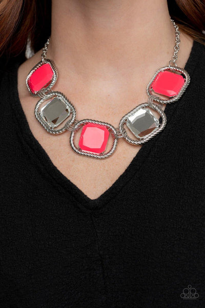 Paparazzi Accessories Pucker Up Pink Necklace