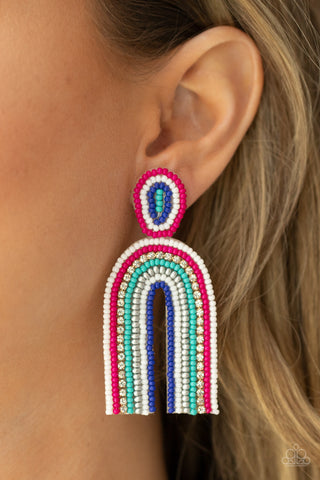 Paparazzi Accessories Rainbow Remedy Multi Earrings