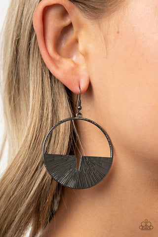 Reimagined Refinement Black Earrings - Nothin' But Jewelry by Mz. Netta