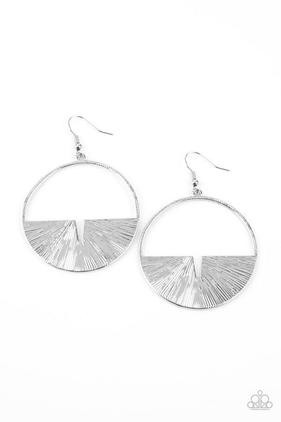 Paparazzi Reimagined Refinement Silver Earrings