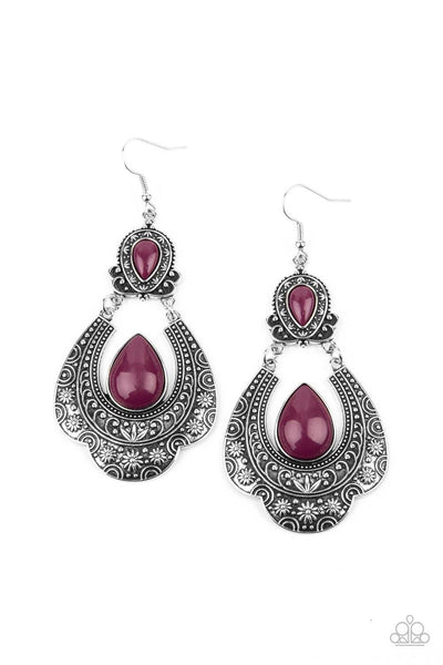 Rise and Roam Purple Earrings - Nothin' But Jewelry by Mz. Netta