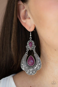 Rise and Roam Purple Earrings - Nothin' But Jewelry by Mz. Netta