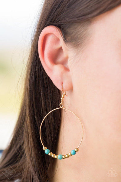 Say A Little PRAIRIE Gold Earrings - Nothin' But Jewelry by Mz. Netta