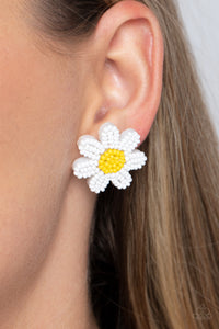 Sensational Seeds White Earrings