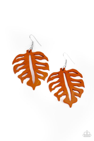 Shake Your PALMS PALMS Orange Earrings - Nothin' But Jewelry by Mz. Netta