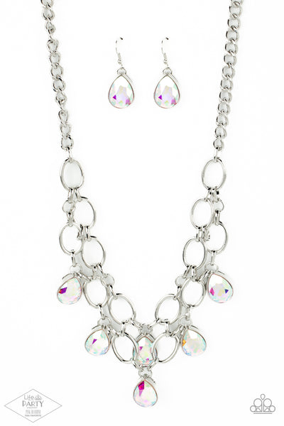 Show-Stopping Shimmer Multi Necklace