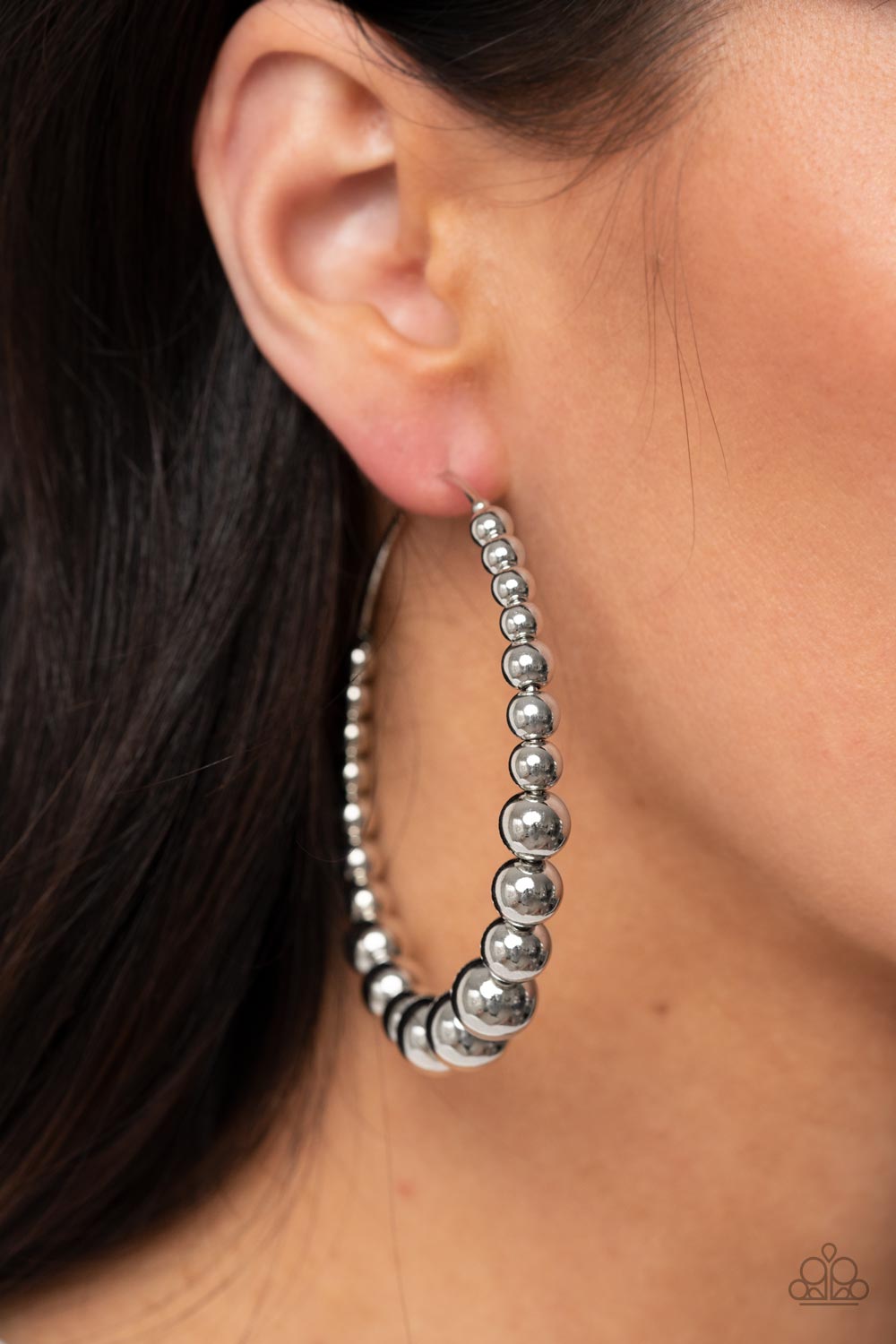 Show Off Your Curves Silver Earrings