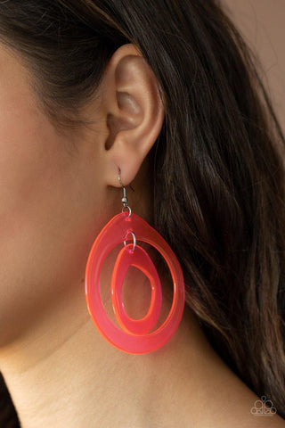 Show Your True NEONS Pink Earrings - Nothin' But Jewelry by Mz. Netta