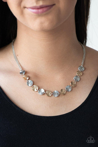 Paparazzi Accessories Simple Sheen Silver Necklace - EMP - Nothin' But Jewelry by Mz. Netta