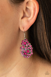 Paparazzi Smolder Effect Pink Earrings