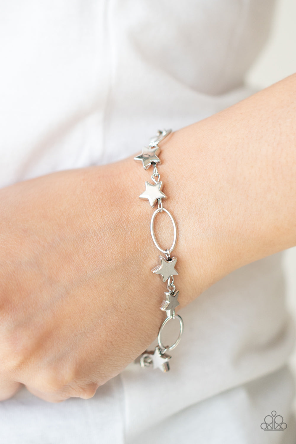 Stars and Sparks Silver Bracelet