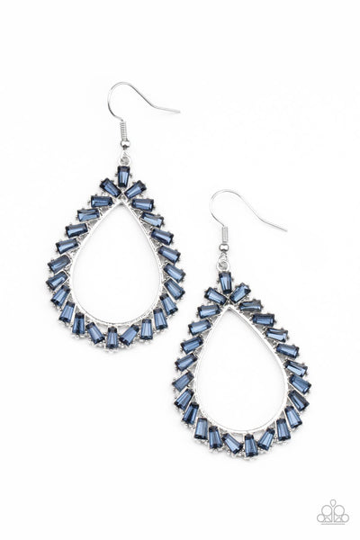 Paparazzi Stay Sharp Blue Earrings