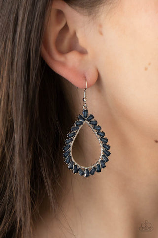 Paparazzi Stay Sharp Blue Earrings