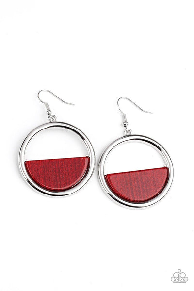 Stuck in Retrograde Red Earrings - Nothin' But Jewelry by Mz. Netta