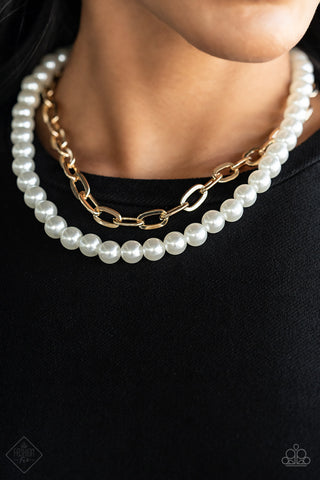 Suburban Yacht Club Gold Necklace - October 2022 Fiercely 5th Avenue Fashion Fix