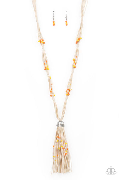 Paparazzi Summery Sensations Orange Necklace