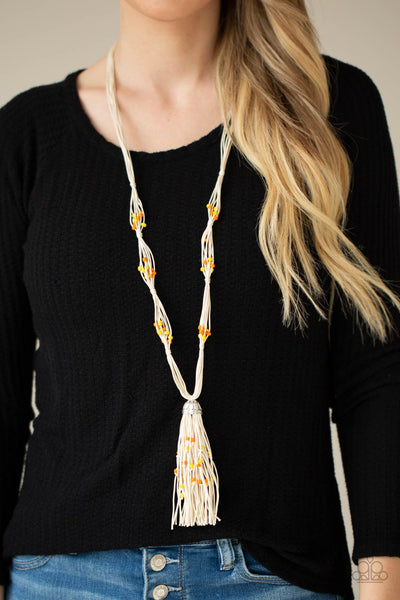 Paparazzi Summery Sensations Orange Necklace