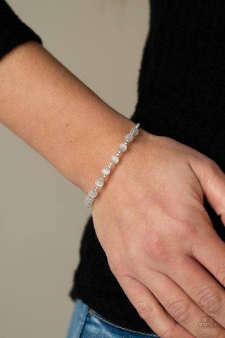 Tea Party Twinkle White Bracelet